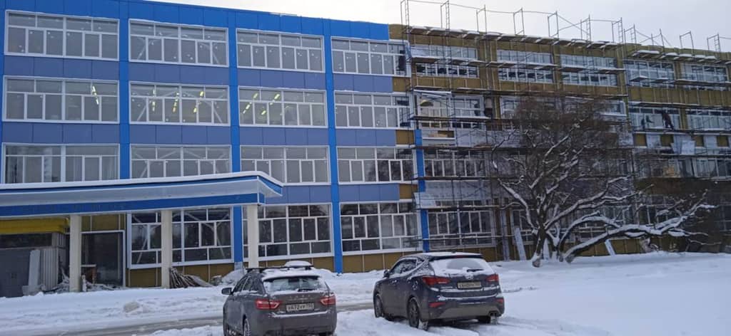 22 декабря 2021 г. Продолжается ремонт главного корпуса ФНЦ «ВИК им. В. Р. Вильямса». Завершается этап работ по обновлению фасада.
